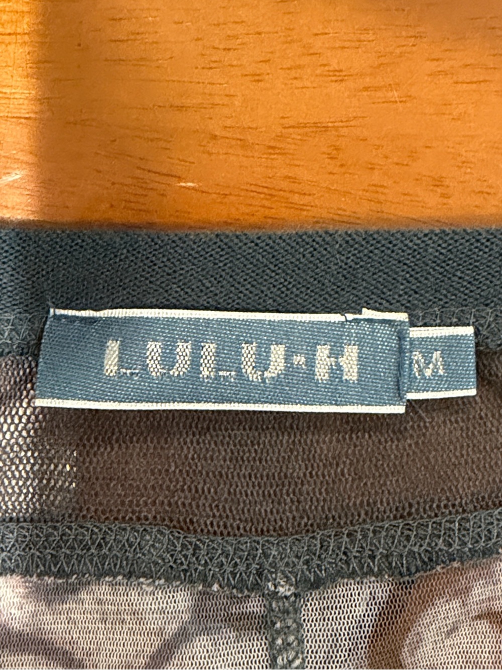 LULU-H vintage Y2K sheer knit mix zip up long sleeve top Medium - Picture 6 of 8
